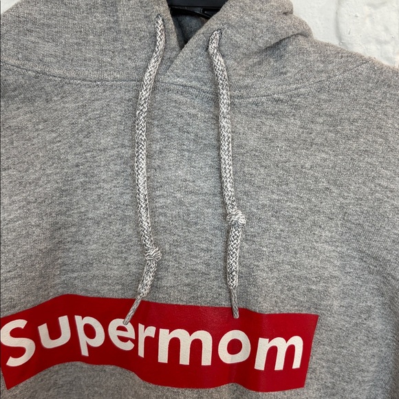 Supermom Hoodie in Gray - Picture 3 of 5